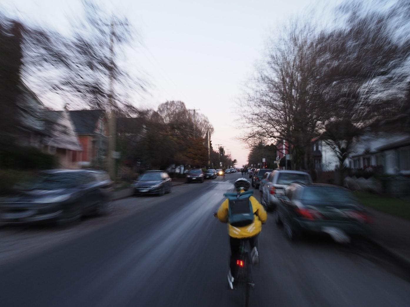 A Vancouver cyclist